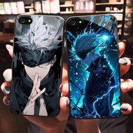 HW-14 Gojo Gaara Glass KACA Casing for iphone 6 XR 8 XS 6S SE X 7 Max Plus 2020 2022