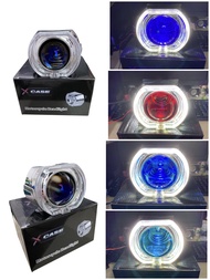 Lampu Utama Biled 2.5 Inch Blue Lens Biled 2.5 Inch + Shroud + Relay