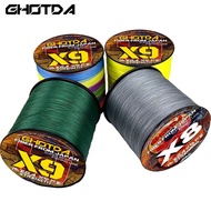Fishing rope ghotda fishing line braid 500M 9 strands 8 strands 18-100lb long cast smooth line X8 X9