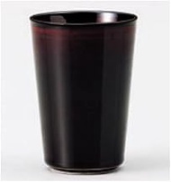 kbu3-341-18-403 Shochu Cups, Urushi Glazed Shochu Cup [3.3 x 4.7 inches (8.5 x 12 cm), 13.2 fl oz (3