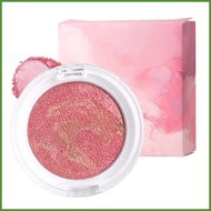 Shimmer Blush Cheek Baked Shimmer Blush Powder Palette Lightweight Shimmer Highlighter Blusher Powde
