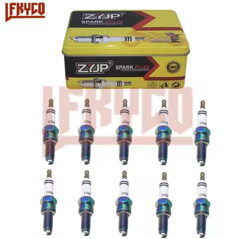 10PCS CR8E Iridium Torch Spark Plugs Ignition Candle Motorcycle Replace 10mm for Benelli SUZUKI YAMA