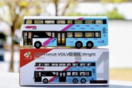 SG Seller: TINY SG14 A &amp; S Transit Volvo B8L Wright 1:110 Scale Hot Wheels Size Singapore Bus Model