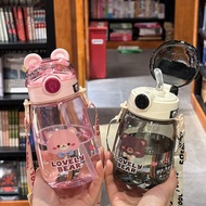 water bottle kids water bottle water bottle strap New Super Cute Straw Cup Summer Cartoon Cute Child