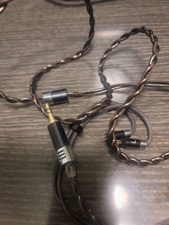2pin 3.5m 銅鍍銀耳機升級線