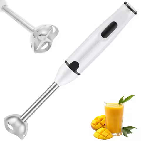 Immersion Blender Stainless Steel Household Handheld Immersion Blender Multifunctional Electric Stic