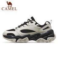 Camel sneakers men's summer casual shoes thick soled daddy shoes outdoor hiking jogging travel lover