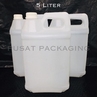 [NEW] 5 Liter HDPE Seal Jerry Can / Jerry Can / 5000ml / 5kg Bottle