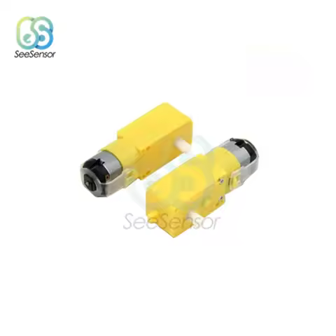 DC 3V-12V Double Shaft DC Gear Motor 1:48 Dual Shaft DC Motor Electric Motor for Robot Smart Car Toy