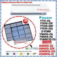 DAIKIN Aircond Filter Gin-ion Blue Filter 1.0HP 1.5HP 2.0HP 2.5HP FT/FTN/FTV10/15 YWM10/15J/L/M AWM10/15/J/JN/N