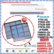 DAIKIN Aircond Filter Gin-ion Blue Filter 1.0HP 1.5HP 2.0HP 2.5HP FT/FTN/FTV10/15 YWM10/15J/L/M AWM1