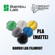 [GENUINE] Bambu Lab Filament (PLA Matte) BambuLab 3D Printing Filament Plastic (Refill and Spool)