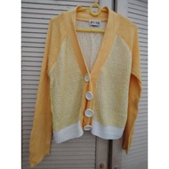 ladies preloved yellow cardigan
