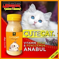 Vitamin Penggemuk dan Pelebat Bulu Kucing Obat Penumbuh Bulu CUTE CAT