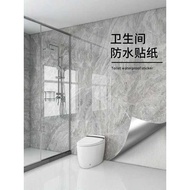 wallpaper marble dinding marble wallpaper Pelekat kalis air bilik mandi, pelekat dinding, pelekat di