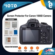 FOTO Canon EOS 1500d Tempered Glass Lens Screen Protector for Canon 1500D screen tempered glass