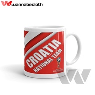 Ceramic Mug Glass Souvenir World Cup 2018 Croatia Team