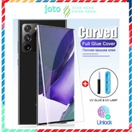Uv Full Glue Tempered Glass Screen Protector Samsung Galaxy S8 S9 S10 S20 S21 Plus Note 8 9 10 20 Ultra