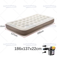 【COD】Kasur Angin KING Size 203 x 183cm/ Matras Kasur Angin Karet Sofa Bed Pompa Angin Listrik Pompa