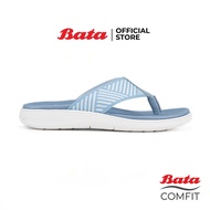 Bata บาจา Comfit รองเท้าเพื่อสุขภาพหูหนีบ เทคโนโลยี Naturfit สำหรับผู้หญิง รุ่น IRIS สีฟ้า รหัส 6019