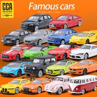 CCA Model Cars 1/64 Collection Series World Famous Car Simulation Diecast Vehicle Gift for Hot Wheels Boy Kid's Toys