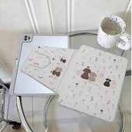 A Beautifully Designed 360-Degree Rotating Acrylic Transparent Crystal Back Cover For IPad 10.9/ Air