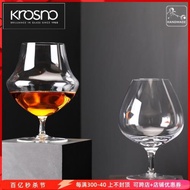 Krosno進口水晶玻璃手工杯家用白蘭地杯矮腳洋酒杯干邑杯XO酒杯子