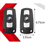 H--BMW 3 Button Smart Key Shell for Replacing 1 3 5 6 Series E90E91E60E87E92E89 Etc Key Casing(with 