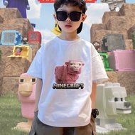 Minecraft T-shirt Minecraft Printed T-shirt Minecraft Short Sleeve Printed Children's Short Sleeve T