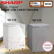 Sharp 110L Chest Freezer with Dual Switch Setting SJC118 // SJC128