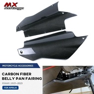 For Aprilia RS660 RS 660 2021-2023 Carbon Fiber Belly Pan Lower Bottom Bellypan Cover Cowling Motorc