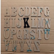 Letters ABDAJ A TO Z, UK 11cm x 6cm (SPECIAL ORDER)