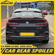 X4 Rear Spoiler For BMW X4 G02 Spoiler 2019 2020 2021 2022 High Quality ABS Gloss Black Rear Wing Li
