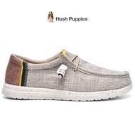 Hush Puppies รองเท้าผู้ชาย รุ่น WATHERSMART HP IHD798-9 -สีกากีเชิ๊ต รองเท้าผ้าใบ Loafers Men Shoes รองเท้าลำลอง รองเท้าแบบสวม