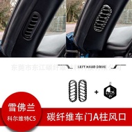 Suitable for Corvette Corvette C5 98-04 Carbon Fiber Vent Panel Decoration Sticker