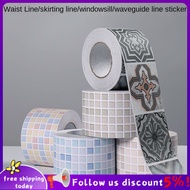 Se7ven✨Waistline skirting waterproof wall stickers with backing Kitchen living room bathroom tile floor skirting Door frame stickers