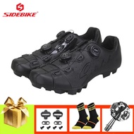 Sidebike Mountain Bike Shoes Men Sapatilha Ciclismo Mtb Spd Pedals Breathable Superstar Spinning Self-Locking Bicycle Mtb Shoes