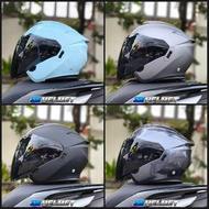 GILLE FF005 PLAIN VISAGE - HALF FACE HELMET