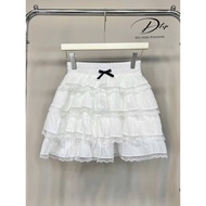 Lace polka dot tiered skirt, qc product, elastic waistband, super beautiful