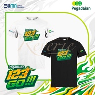 PEGADAIAN 123 GO TSHIRT OFFICE UNIFORM STAFF EMPLOYEE BUMN BIRTHDAY ANNIVERSARY 2024