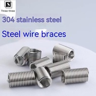 helicoil , 1 price,304 Stainless Steel Wire Braces Wire Threaded Sleeve Threaded Sheath Screw Sleeve M2.5 M3M4M5M6M8M10-M24