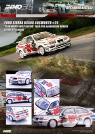 INNO64 1/64 FORD SIERRA RS500 COSWORTH #25 "TEAM WURTH RACING" DTM Nurburgring Winner 1988 - A. Hahn