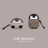 Cute Penguin airpod 3 case Silicone pro 4 Cartoon Shockproof gen2 Creative
