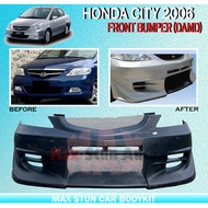 HONDA CITY 2006 DAMD STYLE FRONT BUMPER MATERIAL FIBER BUMPER DEPAN CITY CAR BODYKIT