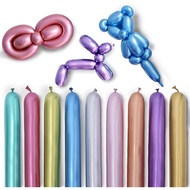 Chrome Metallic 260 Long Balloon Magic Latex Twisting Long Strip Animal Balloon Belon