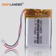 Silicone Wires 602535 582535 SP5  600mAh Battery For MIO tachograph papago HP F300 F200 F210 QStar A