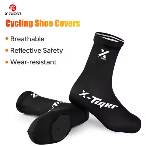 X-TIGER Cycling Shoe Cover Anti-Slip Windproof MTB Bike Shoes Covers Bicycle Cycle Racing Overshoes