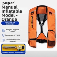 PATGEAR | Angler Specific Auto Inflatable Buoyancy Vest High Buoyancy Portable