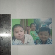Wash photo semi photo card size id card 4pcs