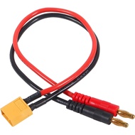 AOKIN | XT60 Charging CableConnector Plug to 4mm Banana Connector Adapter Charger 14AWG 30CM Cable C